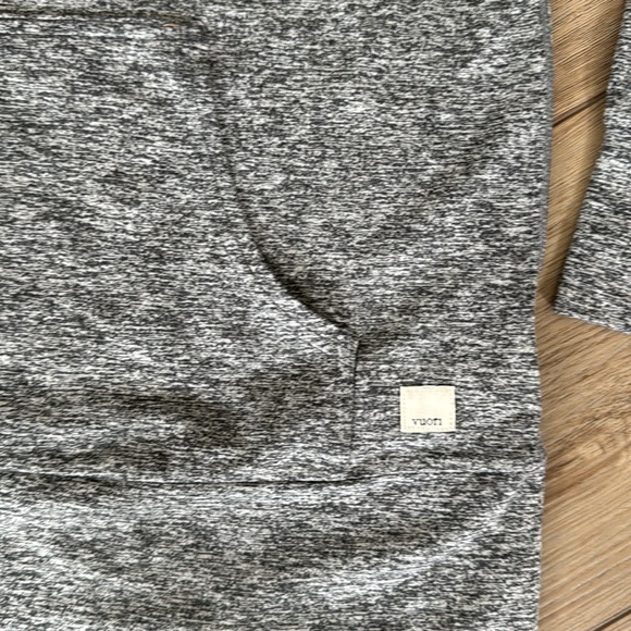 VUORI Halo Performance Hoodie-Heather Gray (Size L) - Picture 4 of 6